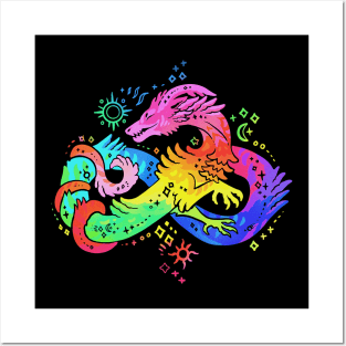 Autism Acceptance Dragon Posters and Art